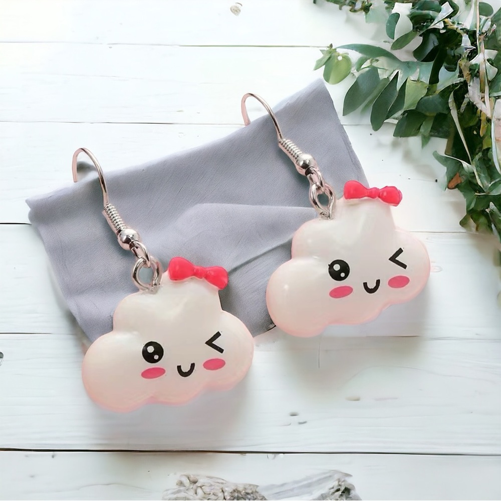 Cute Cloud Drop Earrings